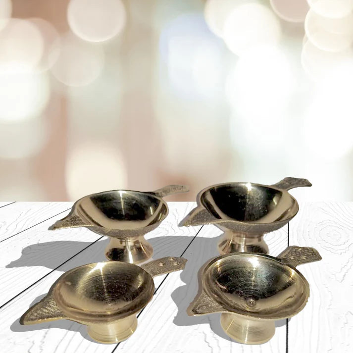 Akhand Laxmi Deepak Pital Diyas – A Divine Glow for Every Space