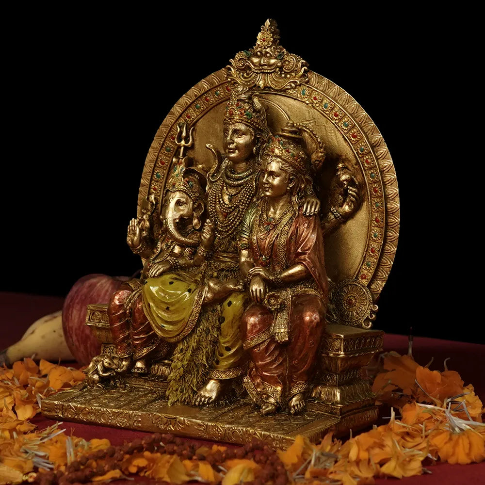 Highly Detailed Shiva Parivar Idol