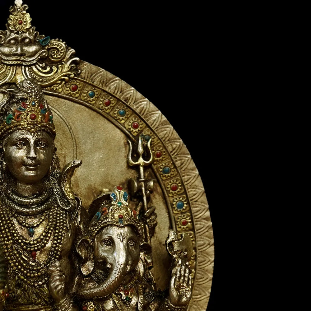 Highly Detailed Shiva Parivar Idol