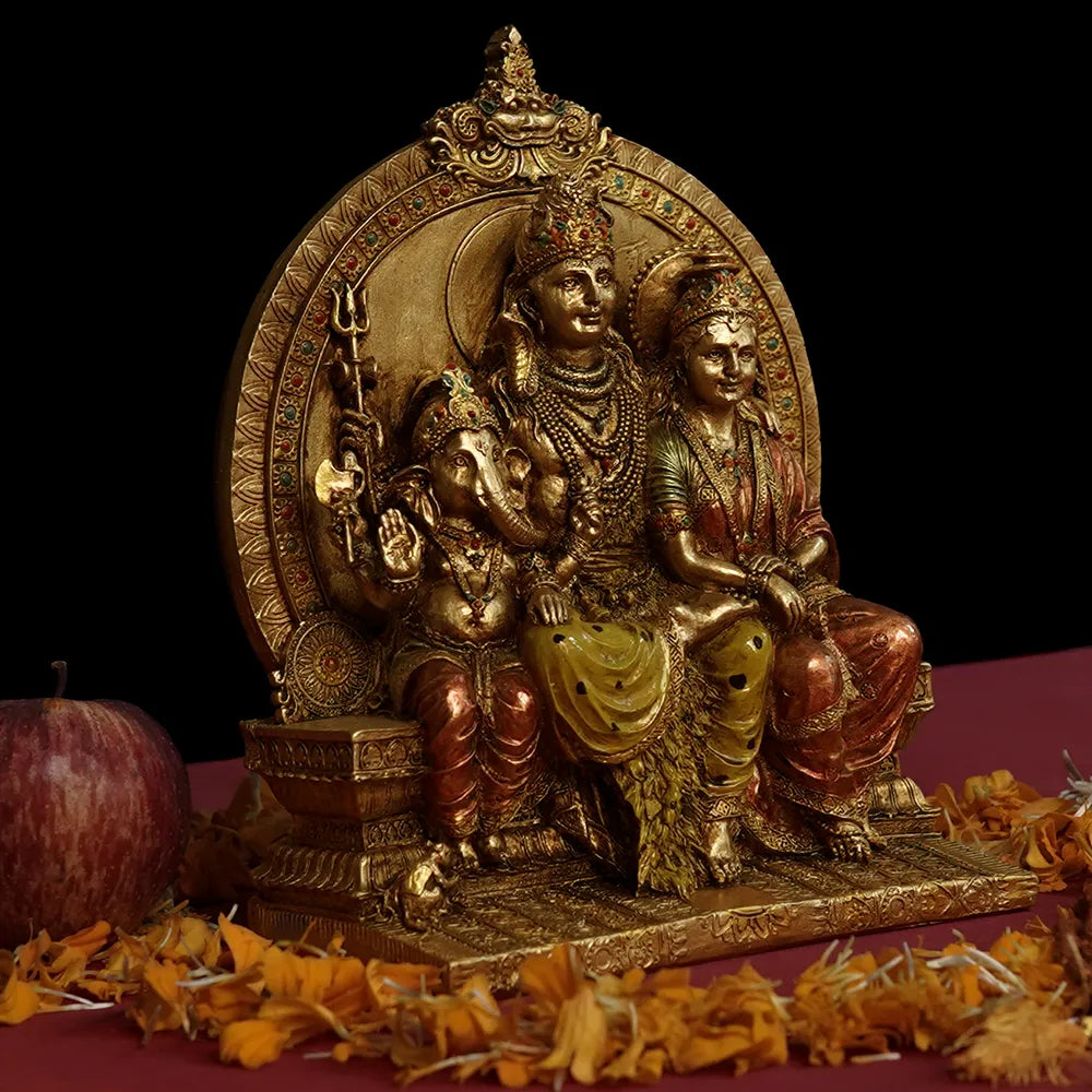 Highly Detailed Shiva Parivar Idol