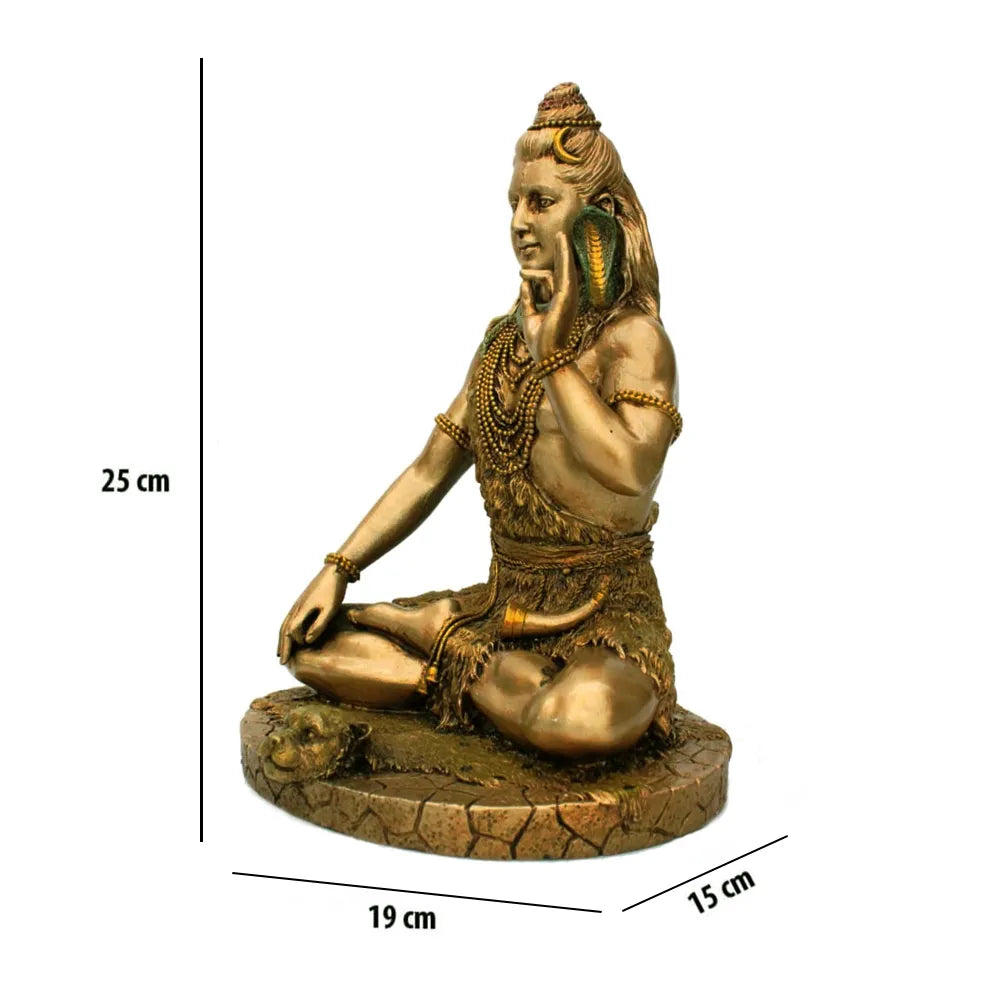 Handcrafted Highly Detailed Divine Lord Shiva Idol