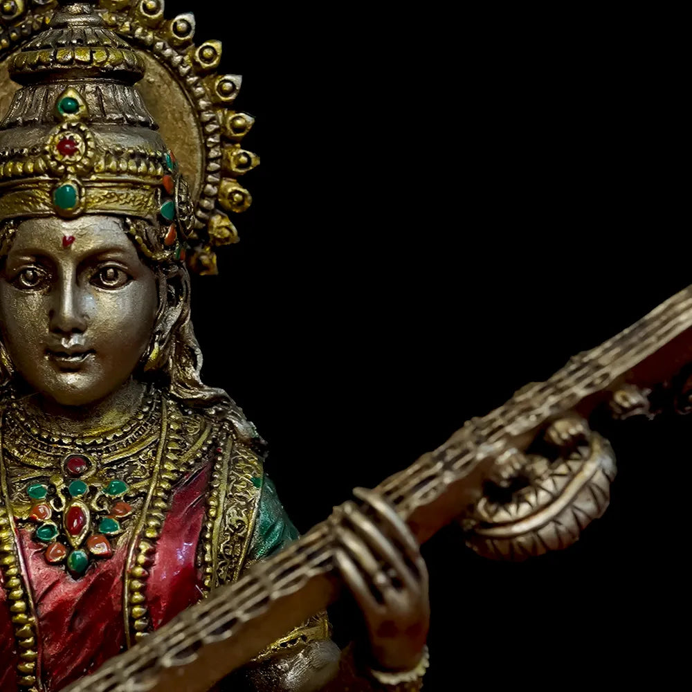 Enlightening Goddess Saraswati Idol