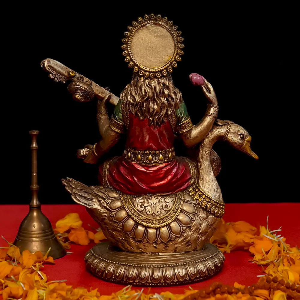 Enlightening Goddess Saraswati Idol
