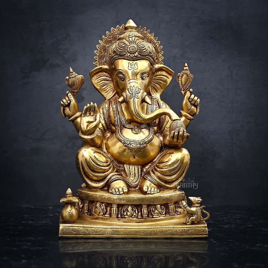 Brass idols