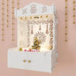 White Temple with Wooden Shelf