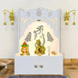 Shri Ganesh Floor Temple with Inbuilt Light – White