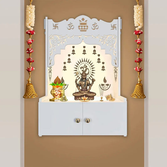 Om Temple with Focus Light and Shelf