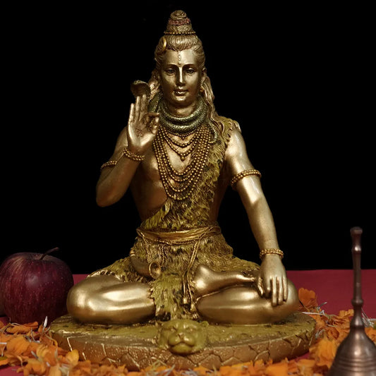 Handcrafted Highly Detailed Divine Lord Shiva Idol