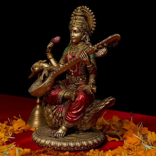 Enlightening Goddess Saraswati Idol